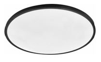Светильник потолочный LE LED RF 20W 1700lm, переключаемая 3000-6500К, 220*25мм черный (КРУГ) LEEK