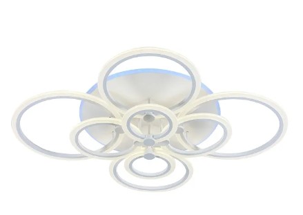 Светодиодная люстра 8076/8 WHT 212W+15W RGB