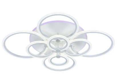 Светодиодная люстра 8076/8 WHT 212W+15W RGB