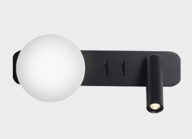 Бра Italline IT08-8024 black 3000K