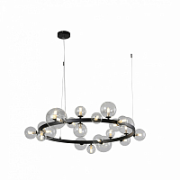 Подвесная люстра Kink Light Иона черная d110 h120 21*G9 4000K