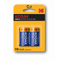 Батарейки Kodak LR14-2BL MAX SUPER Alkaline [KC-2] цена за шт.