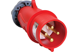Вилка эл. каб. переносная 32А 3P+PE 380В IP44 MAGNUM ССИ-024 IEK