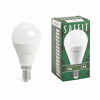 Лампа светодиодная SAFFIT SBG4515 Шарик E14 15W 4000K G45