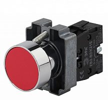 Кнопка управления ЭРА BBT60-BA-K04E LAY5-BA41 без подсветки красная 1з