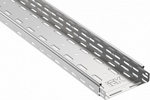 Лоток листовой перфорированный 100х50 L3000 сталь 0.7мм IEK