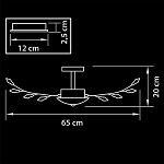 Потолочная люстра Lightstar Isabelle 791182 8*G9