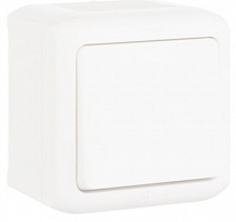1-клавишный переключатель Legrand 10A IP44 белый 782304