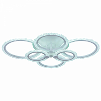 Люстра светодиодная Profit Light 8003/6 WHT 108W+8W RGB 3000-6000K пульт