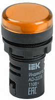 Арматура светосигнальная AD-22DS 230В желт. IEK