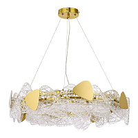 Подвесная люстра Lumion Queeny E14 8*40W 220V золотой/прозрачный