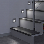 Подсветка всраиваемая серебряный LED Werkel W1154106