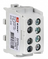 Клемма распределительная КСР с двойным винтом 2x35/2x25 серая PROxima ksr-2.35-2.25-grey EKF