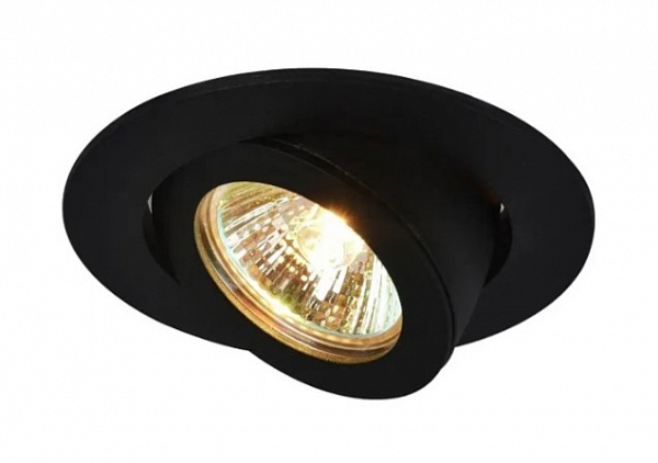 Встраиваемый светильник Arte Lamp Accento A4009PL-1BK