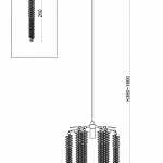 Подвесной светильник Freya Mineral FR1010PL-01G