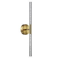 Настенный свет. Odeon Light Sparky 4369/10WL полированное золото/акрил с пузырьками LED 10W 3000K