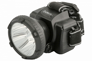 Ultraflash LED5365 (фонарь налобн аккум 220В, черный, 5 LED, 2 реж, пласт, бокс)