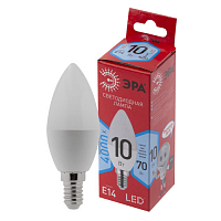 Лампочка светодиодная ЭРА RED LINE LED B35-10W-840-E14 R Е14 / E14 10 Вт свеча нейтральный белый св