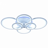 Люстра светодиодная ProfitLight 8077/6 WHT 168W+8W RGB