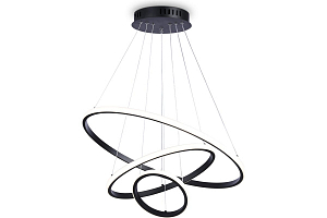 Подвесной LED светильник Ambrella light Comfort Line черный 4200К 56W D200/400/600*1300 Без ПДУ