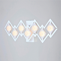 Бра светодиодное LED4U PL 8228/7 WH белый 7Вт без пульта 120*340мм