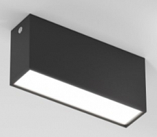 Светильник потолочный светодиодный 10W 4000K черный Block 25109/LED Elektrostandard