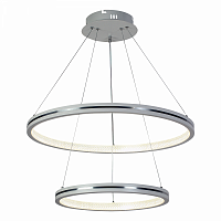 Подвесная светодиодная люстра ProfitLight 6041/2 WHT 114W 3000-6000K 7900lm пульт