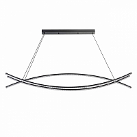 Подвесной светильник LED4U L8630-1200 BK черный 40Вт 3000-6000К без пульта 250-1650*1200*95мм