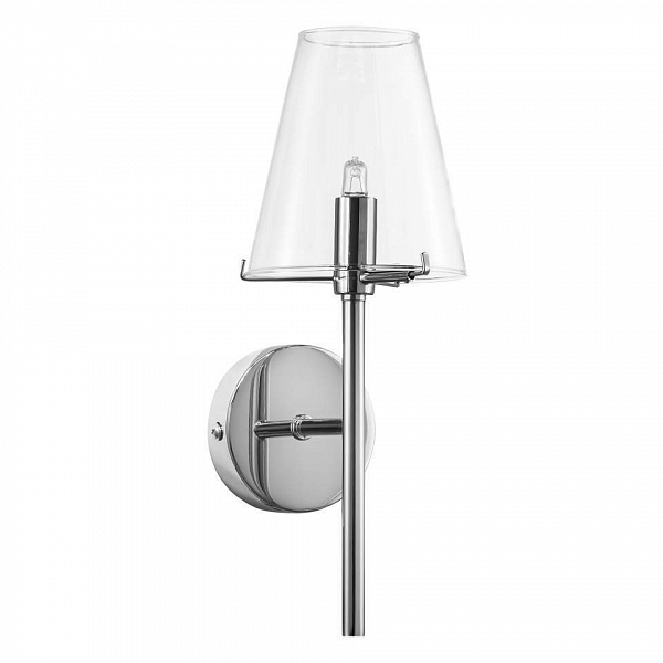 Бра Lightstar Diafano 1х40W G9 хром/прозрачный