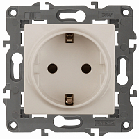 Механизм розетки 1-м СП Elegance 16А IP20 16AX 250В 2P+E 14-2101-02 Schuko сл.кость ЭРА