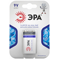 Батарейки ЭРА 6LR61-1BL "Крона" SUPER Alkaline (уп. 12шт.)