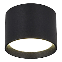Накладной светильник ST Luce ST163.402.01 черный GX53 IP20 D85xH60