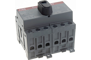 Рубильник реверсивный OT40F3C 40А (23А AC23) ABB