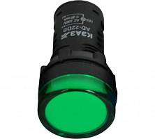 Лампа AD22DS(LED) матрица D22мм зеленый 230В