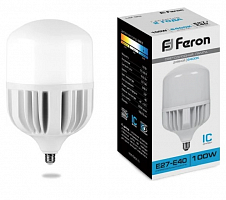 Светодиодная лампа 100W 230V E40 6400K Feron LB-65 25827