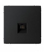 Розетка компьютерная ArtGallery RJ45 кат.6A механизм карбон SE