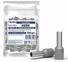 Наконечник штыревой втулочный изолированный НШВИ 4.0-9 TOKOV ELECTRIC TKE-NSVI-4.0-9-C06/100
