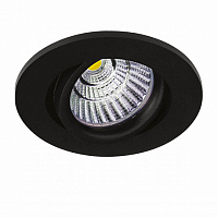 Встраиваемый светильник Lightstar Soffi 16 212437 LED 7W 630LM 40G 3000K черный