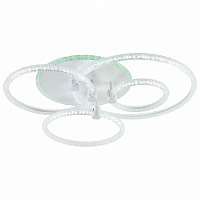 Люстра светодиодная Profit Light 8024/4 WHT 116W+8W RGB 3000-6000K 8600lm пульт