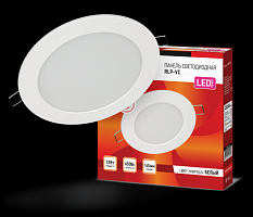 Панель светодиодная круглая RLP-VC 12Вт 230В 6500К 960Лм 145мм белая IP40 IN HOME