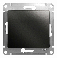 Механизм переключателя 1-кл. СП Glossa 10А IP20 10AX антрацит SE