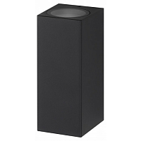 Декоративная подсветка ЭРА WL38 BK MR16/GU10 (2 шт.), черный, для интерьера, фасадов зданий