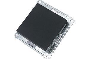 Механизм переключателя проходного 1-кл. СП ATLAS DESING Aqua 10А IP44 (сх. 6) 10AX карбон SE