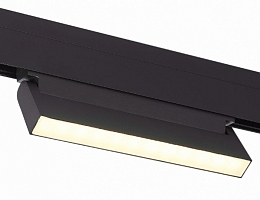 Магнитный трековый светильник ST Luce Черный LED 1*12W 3000K 720Lm Ra>90 120 IP20