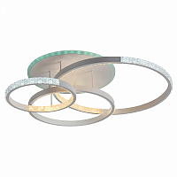 Люстра светодиодная ProfitLight 8047/3 WHT B 106W+8W RGB 3000-6000K с пультом