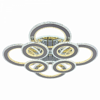 Светодиодная люстра ProfitLight 8040/4+4 CHR 220W+168W BL+YL 3000-6000K 27100lm пульт 