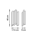 Бра Lightstar Savona 4х40W G9 золото