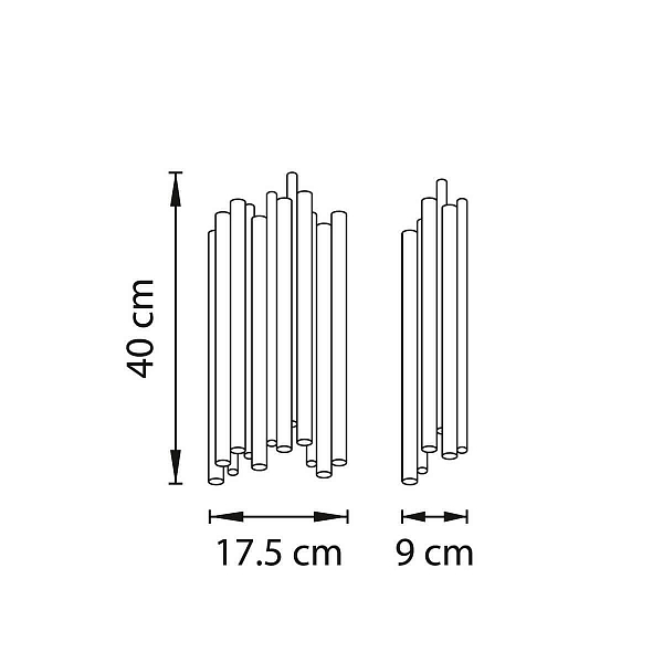 Бра Lightstar Savona 4х40W G9 золото