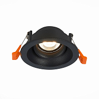 Встраиваемый светильник черный GU10 1*50W D94хH40 220V без ламп ST Luce ST208.408.01