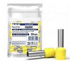 Наконечник штыревой втулочный изолированный НШВИ 6.0-12 TOKOV ELECTRIC TKE-NSVI-6.0-12-C07/50